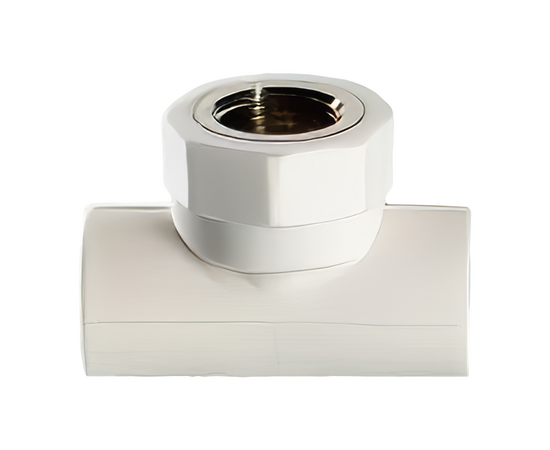 Тройник переходной Valfex с внутренней резьбой 20х1/2"х20 белый, фото , изображение 3