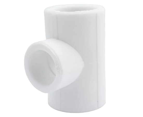 Тройник редукционный Valfex  25/20/25 белый, фото , изображение 2