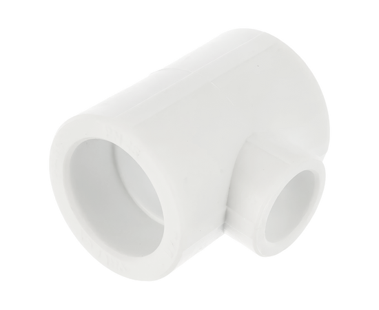 Тройник редукционный Valfex 40/25/40 белый, фото , изображение 2