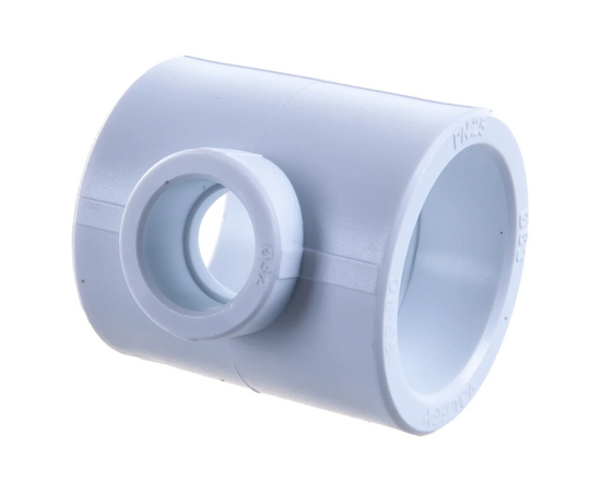 Тройник редукционный Valfex 63/32/63 белый, фото , изображение 2