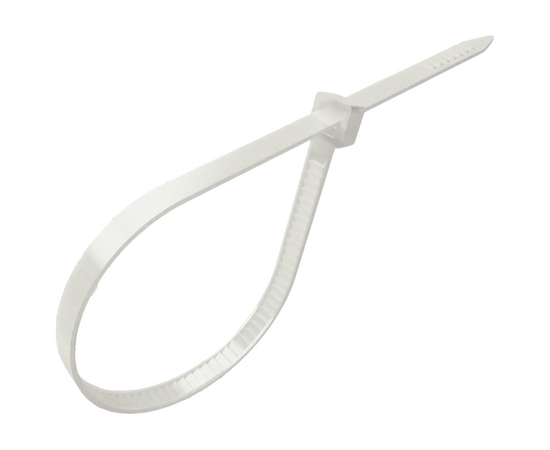 Хомут нейлоновый 2.5 х 150мм, БЕЛЫЙ, упаковка 100шт., фото 