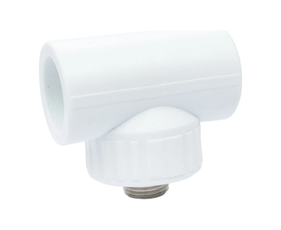 Тройник переходной Valfex с наружной резьбой 32х1/2"х32 белый, фото , изображение 4