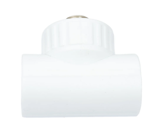 Тройник переходной Valfex с наружной резьбой 32х1/2"х32 белый, фото , изображение 5