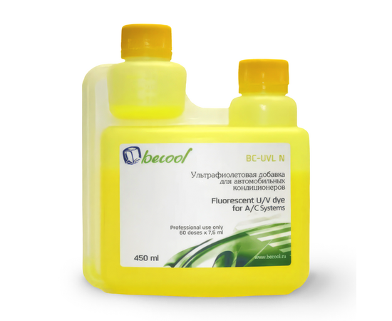 UV добавка для определения утечек фреона Becool BC-UVL 450мл, фото 