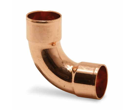 Отвод 90° медный 7/8" двухраструбный, фото 