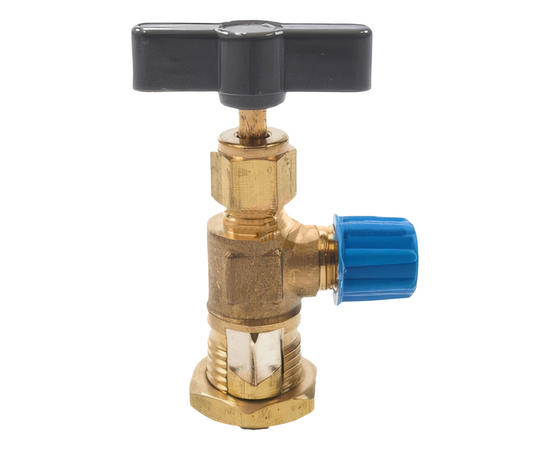 Вентиль проколка PV-341 (на трубу 3/16, 1/4", 5/16", 3/8"), фото 