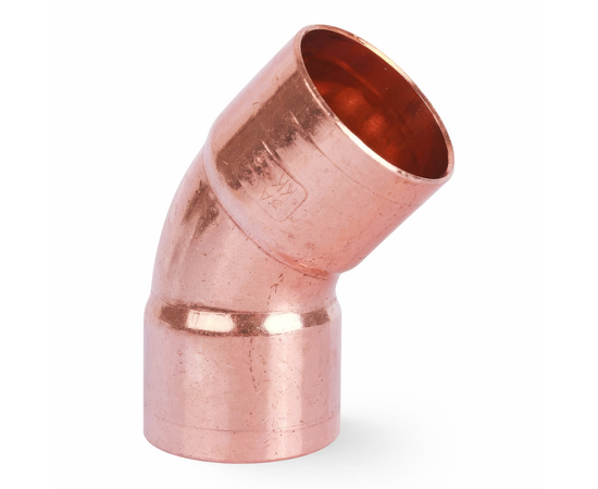 Угол 45° медный 1_1/4" ВП-ВП, фото , изображение 2