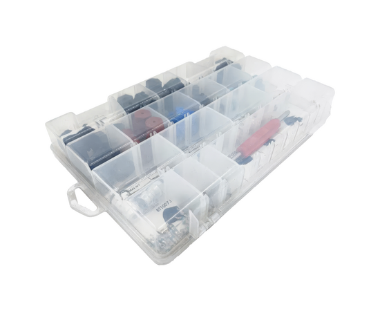 Набор для автокондиционеров Errecom RK1060 (сервисные порты, золотники, колпачки), фото , изображение 4