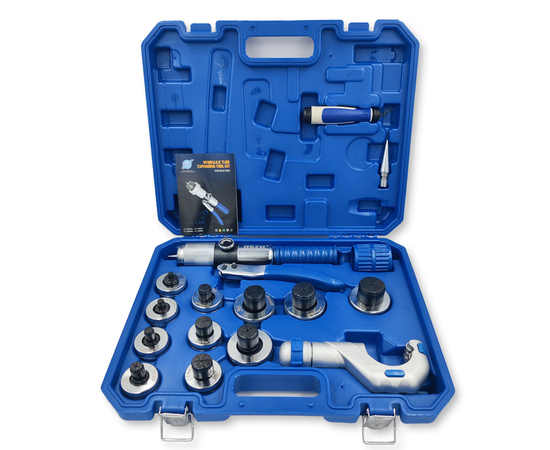 Труборасширитель гидравлический DSZH CT-300 AL (3/8", 1/2", 5/8", 3/4", 7/8", 1",1_1/8",1_1/4",1_3/8",1_1/2",1_5/8"; +труборез, риммеры CT-209+CT-207), фото 