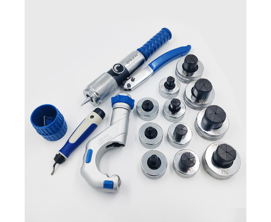 Труборасширитель гидравлический DSZH CT-300 AL (3/8", 1/2", 5/8", 3/4", 7/8", 1",1_1/8",1_1/4",1_3/8",1_1/2",1_5/8"; +труборез, риммеры CT-209+CT-207), фото , изображение 13