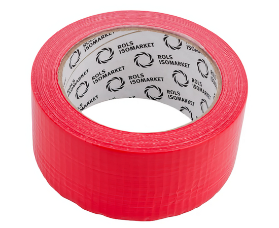 Термостойкая армированная лента ENERGOPRO EPRL04825ARSKRD 48мм х 25м красная, фото , изображение 5