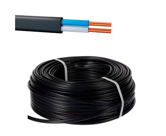 Кабель ВВГнг-LS 2х2.5 ГОСТ, бухта 100м, фото 