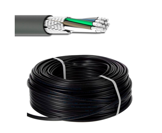 Кабель монтажный МКЭШ 10х0,75 ГОСТ, бухта 100м, фото 