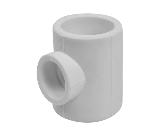 Тройник редукционный Valfex 63/50/63 серый, фото 