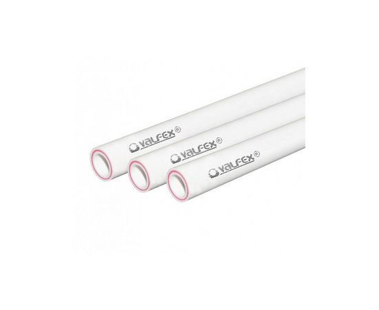 Труба арм.стекловолокном Valfex SDR 6 PN25 ф32х5,4 мм, 2 м, белая, фото 