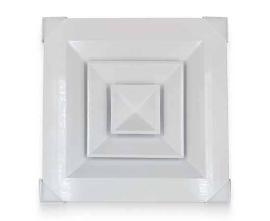 Алюминиевый потолочный диффузор 4-АПН 450х450, фото , изображение 3