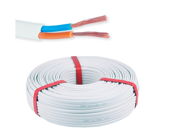 Провод ПВС 2х1.5 ТУ, бухта 12м, фото 