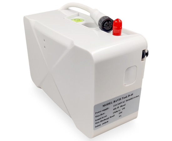 Помпа дренажная BAVIS Tank D-40 накопительная 0.3л, 40 л/ч, 19 Дб, фото , изображение 3