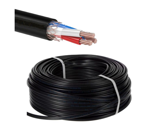 Кабель монтажный МКЭШ 3х0,75 ГОСТ, бухта 100м, фото 