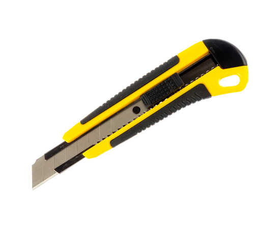 Нож с лезвием 18 мм ABS пластик Rexant 12-4901, фото 