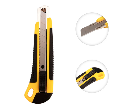 Нож с лезвием 18 мм ABS пластик Rexant 12-4901, фото , изображение 2