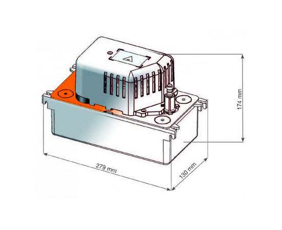 Помпа дренажная Sauermann SI-82 (наливная, 500 л/ч), фото , изображение 6