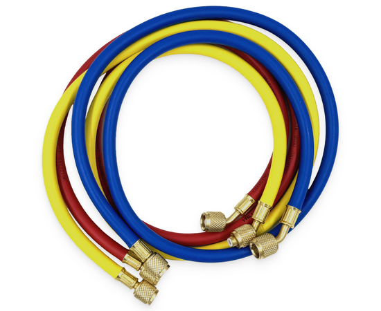 Заправочные шланги VALUE VRP-U-RYB R-410 (1.5m) набор 3шт, до 55 Bar, фото , изображение 2