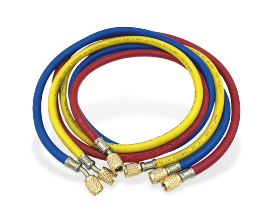 Заправочные шланги Becool BCH4 (1.2 м; 1/4" SAE; набор 3 шт, до 41 Bar), фото , изображение 2