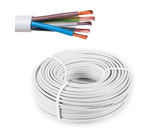 Провод ПВС 5х4 ГОСТ, бухта 100м, фото 