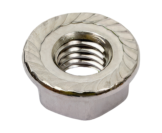 Гайка М8 с фланцем (шестигранная; оцинкованная; упак. кг), фото , изображение 2