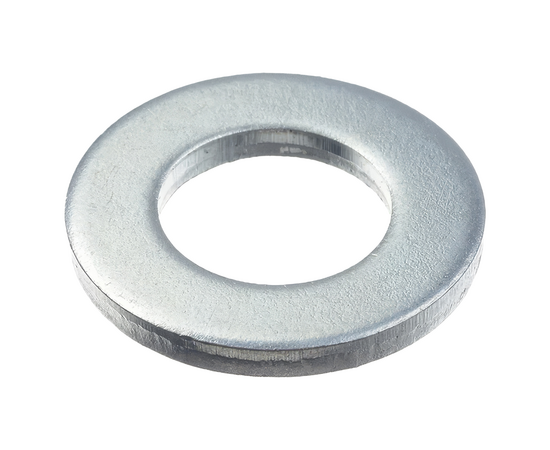 Шайба М6 плоская, оцинкованная; упак. кг, фото 