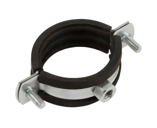 Хомут трубный 1 1/2" (47-53мм), гайка М8, фото , изображение 4