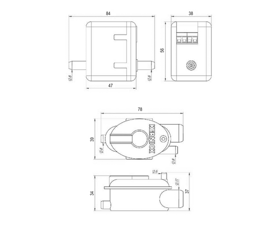 Дренажная помпа K'ernick VL-10 проточная, 10 л/ч, 21 Дб, фото , изображение 9