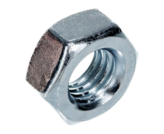 Гайка М10 (шестигранная; оцинкованная; упак. кг), фото , изображение 3