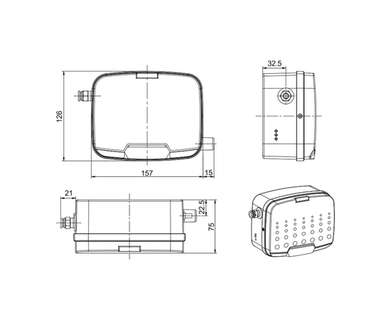 Дренажная помпа Ballu CondiPump Nebulizer (система распыления конденсата, 10 л/ч, 55 Дб), фото , изображение 6