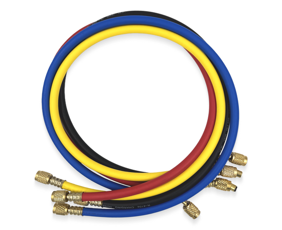 Манометрический коллектор DSZH CT-436G (R12/22/134/404, 4-х вентильный; манометры 68мм, алюминиевый корпус со смотровым стеклом), фото , изображение 11