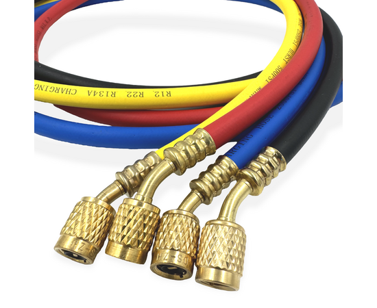 Манометрический коллектор DSZH CT-436G (R12/22/134/404, 4-х вентильный; манометры 68мм, алюминиевый корпус со смотровым стеклом), фото , изображение 8