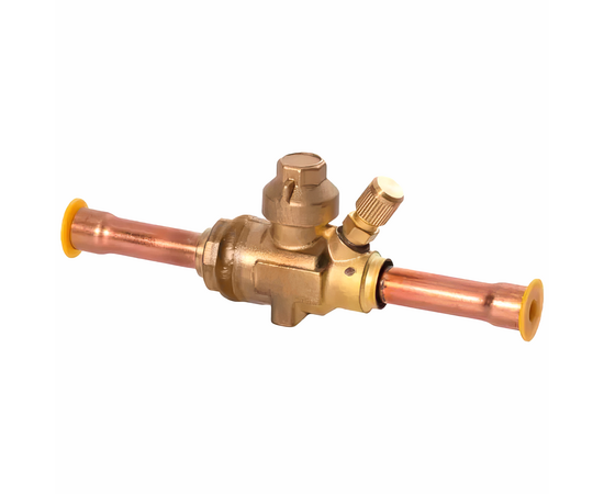 Вентиль шаровый 1/4" Becool BC-BVa-14 с серв. штуцером, фото 