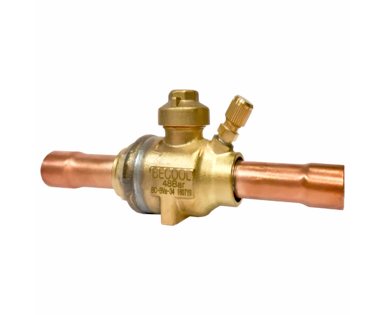 Вентиль шаровый 3/4" BC-BVa-34 с серв.штуцером, фото , изображение 2