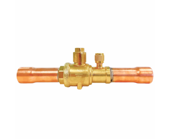 Вентиль шаровый 7/8" Becool BC-BVa-78 с серв.штуцером, фото , изображение 2