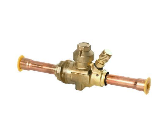 Вентиль шаровый 1_1/8" Becool BC-BVa-118 с серв.штуцером, фото 
