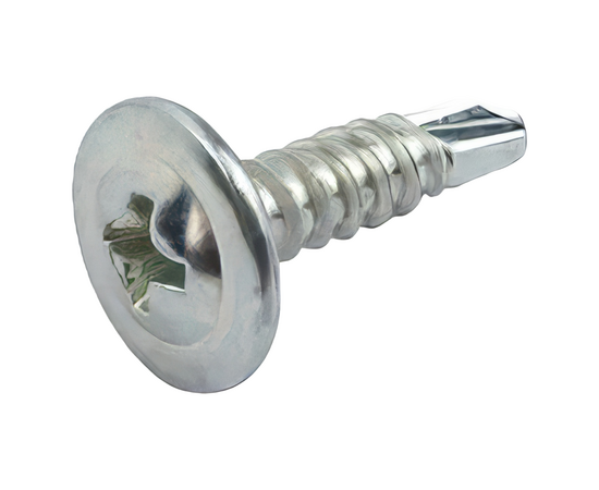 Саморез по металлу с прессшайбой 4,2х16 сверло (упак.1кг), фото 