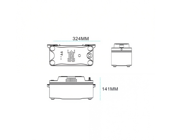 Помпа дренажная Sikelan Tank Super Star MD-TPS-22 накопительная 2,3л, 350 л/ч, фото , изображение 4