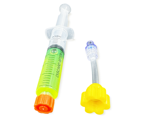 UV добавка для определения утечек фреона DimeAll UVL 8 x 7,5мл с адаптером 1/4" (8 доз по 7,5мл), фото , изображение 2