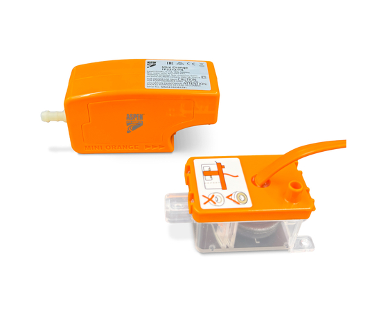 Помпа дренажная Aspen Mini Orange (проточная, 12 л/ч, 21 Дб), фото 