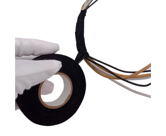 Флисовая изолента  BAVIS FLC 19мм х 25м черная 300мкм, 20N/cm, фото , изображение 3