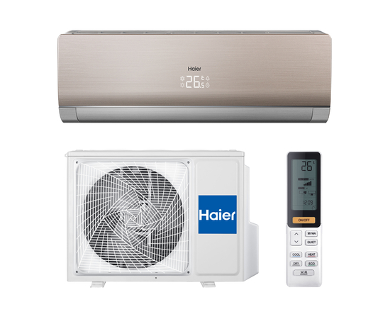 Haier AS12NS6ERA-G/1U12BS3ERA Lightera Inverter Gold сплит-система настенного типа, фото , изображение 4