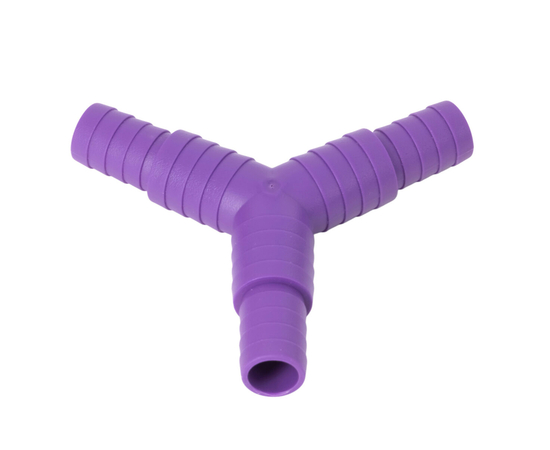 Тройник дренажный PROFcool Ø16-20/16-20/16-20мм Y образный (фиолетовый), фото 