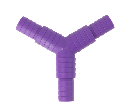 Тройник дренажный PROFcool Ø16-20/16-20/16-20мм Y образный (фиолетовый), фото , изображение 2