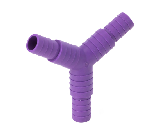 Тройник дренажный PROFcool Ø16-20/16-20/16-20мм Y образный (фиолетовый), фото , изображение 3